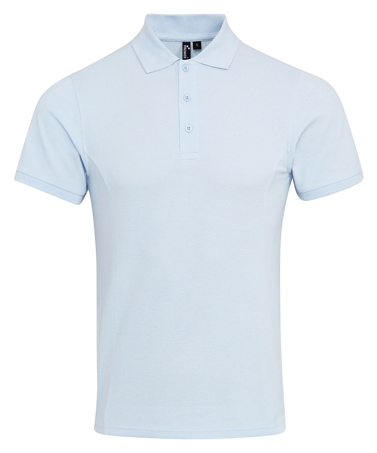 Personalised Polo Shirts - Turquoise Premier Coolchecker® plus piqué polo