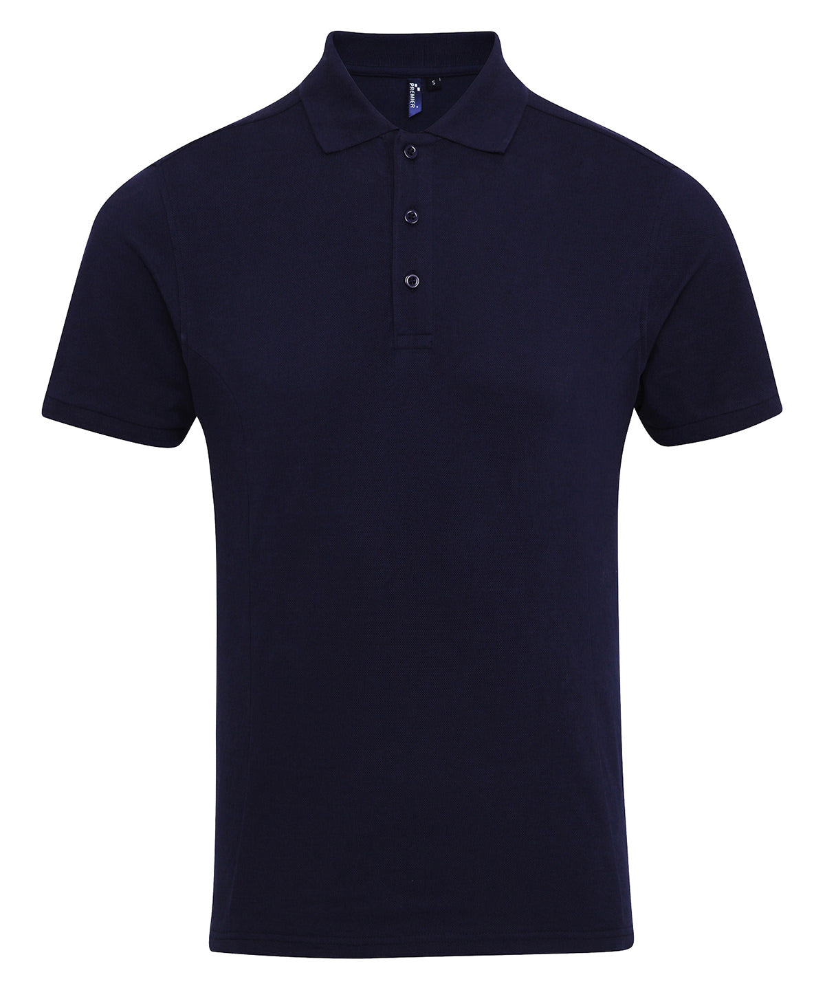 Personalised Polo Shirts - Turquoise Premier Coolchecker® plus piqué polo