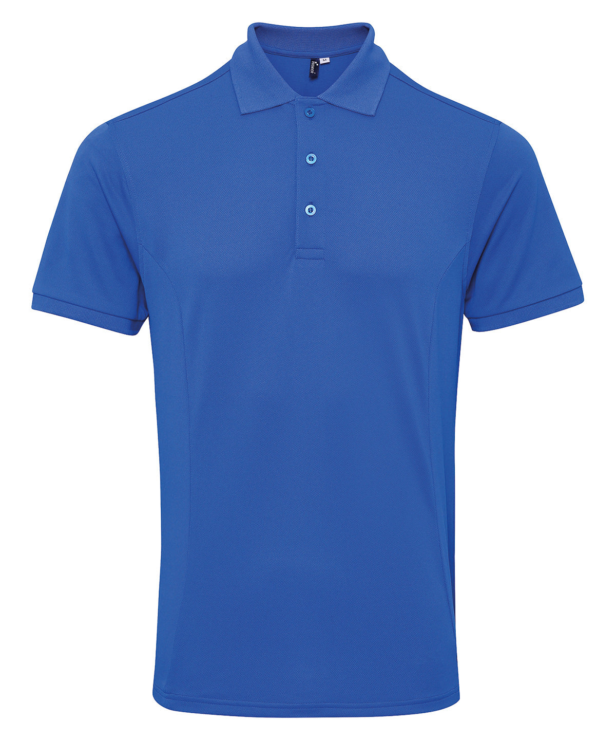 Personalised Polo Shirts - White Premier Coolchecker® plus piqué polo