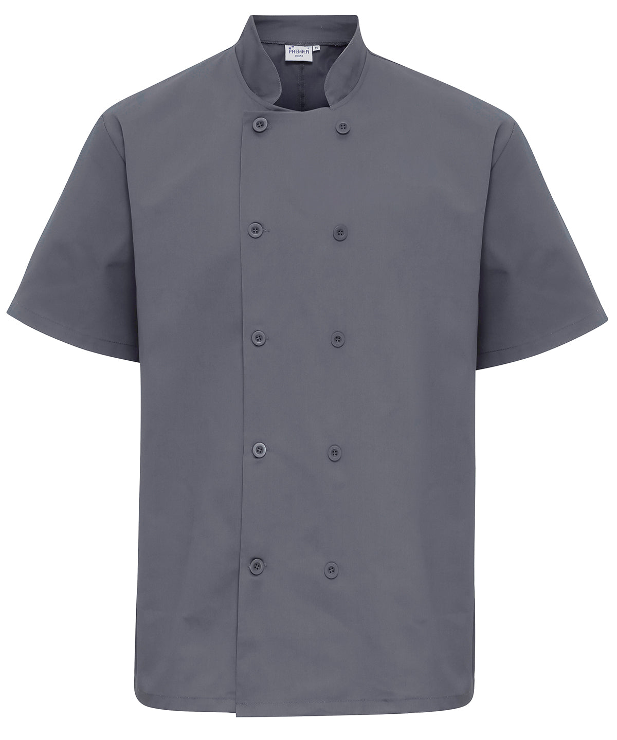 Personalised Chef Jackets - Black Premier Short sleeve chef’s jacket