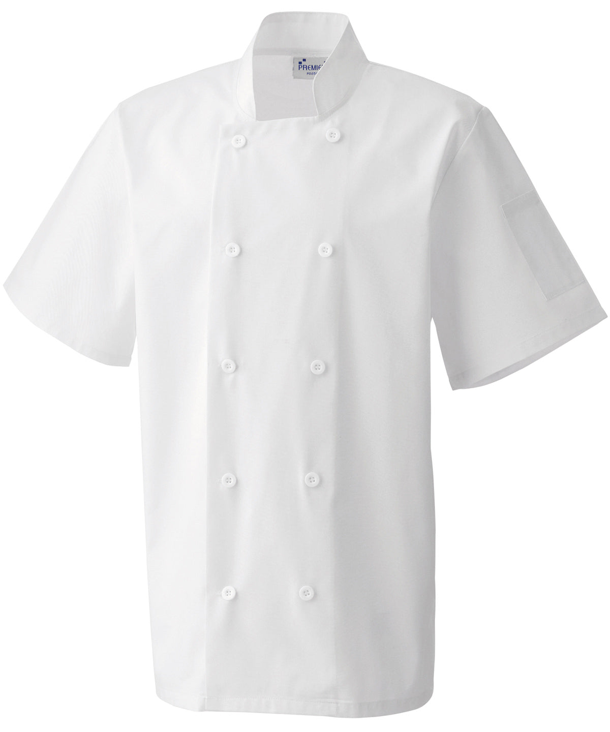 Personalised Chef Jackets - Black Premier Short sleeve chef’s jacket