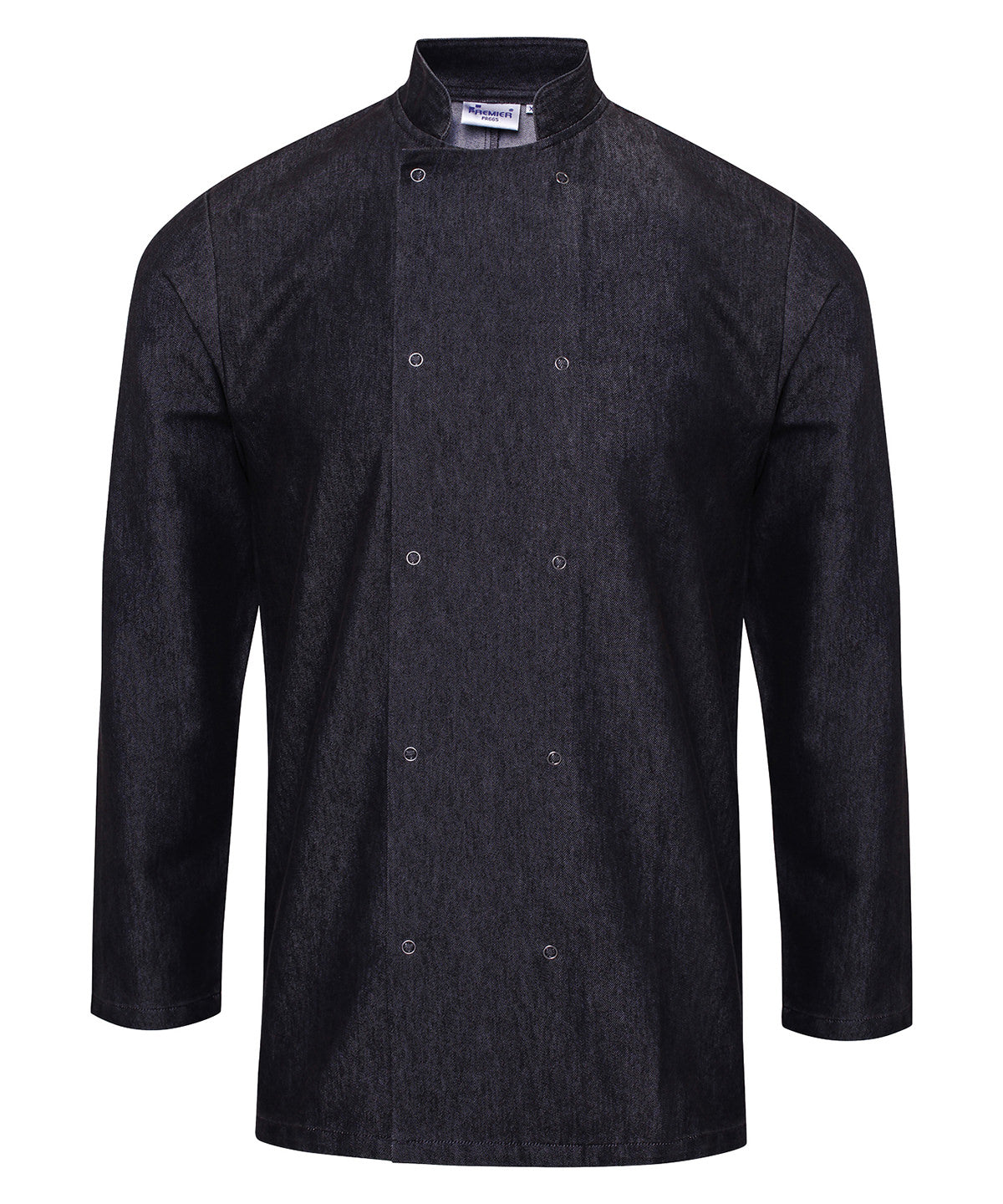 Personalised Chef Jackets - Black Premier Denim chef's jacket