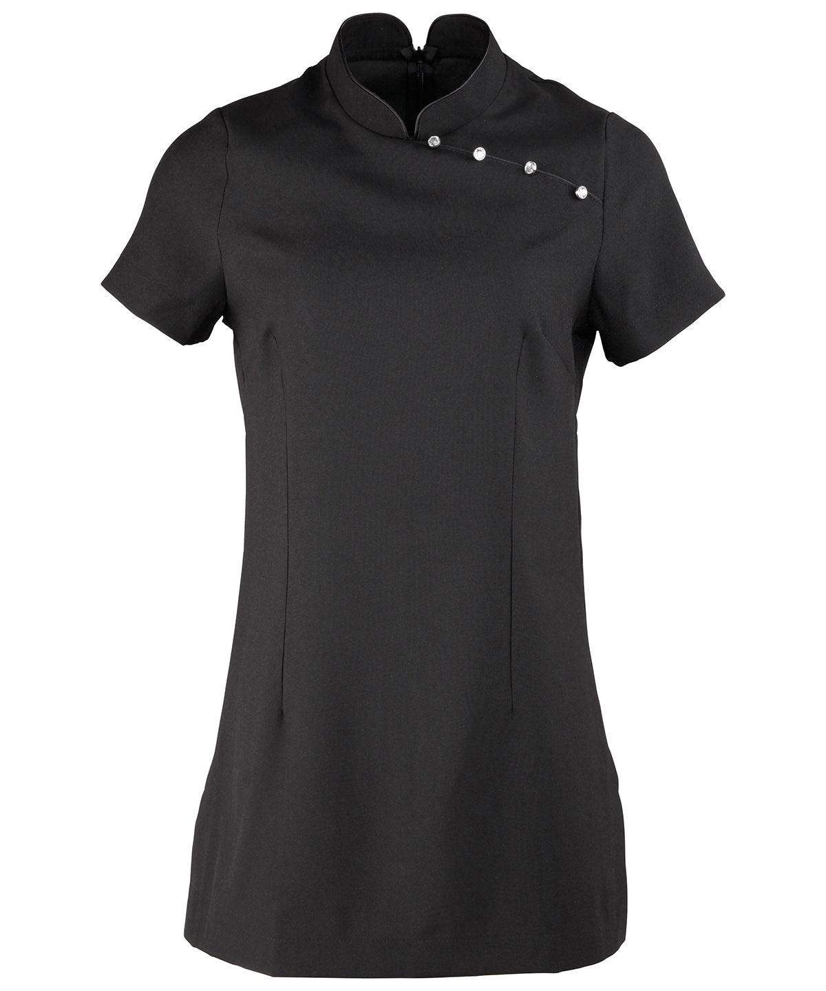 Personalised Tunics - Black Premier Mika beauty and spa tunic