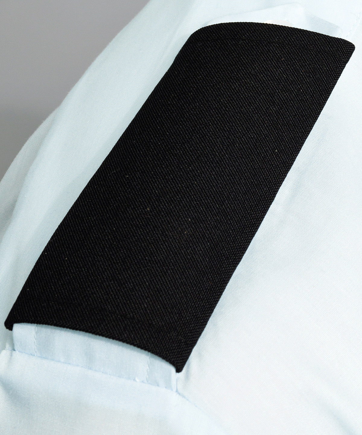 Personalised Ties - Black Premier Epaulettes