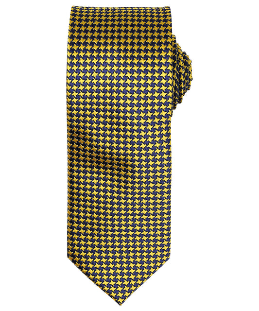 Personalised Ties - Stripes Premier Puppy tooth tie