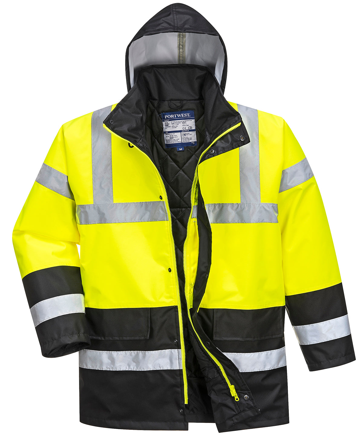 Personalised Jackets - Mid Orange Portwest Hi-vis traffic jacket (S466/S467)