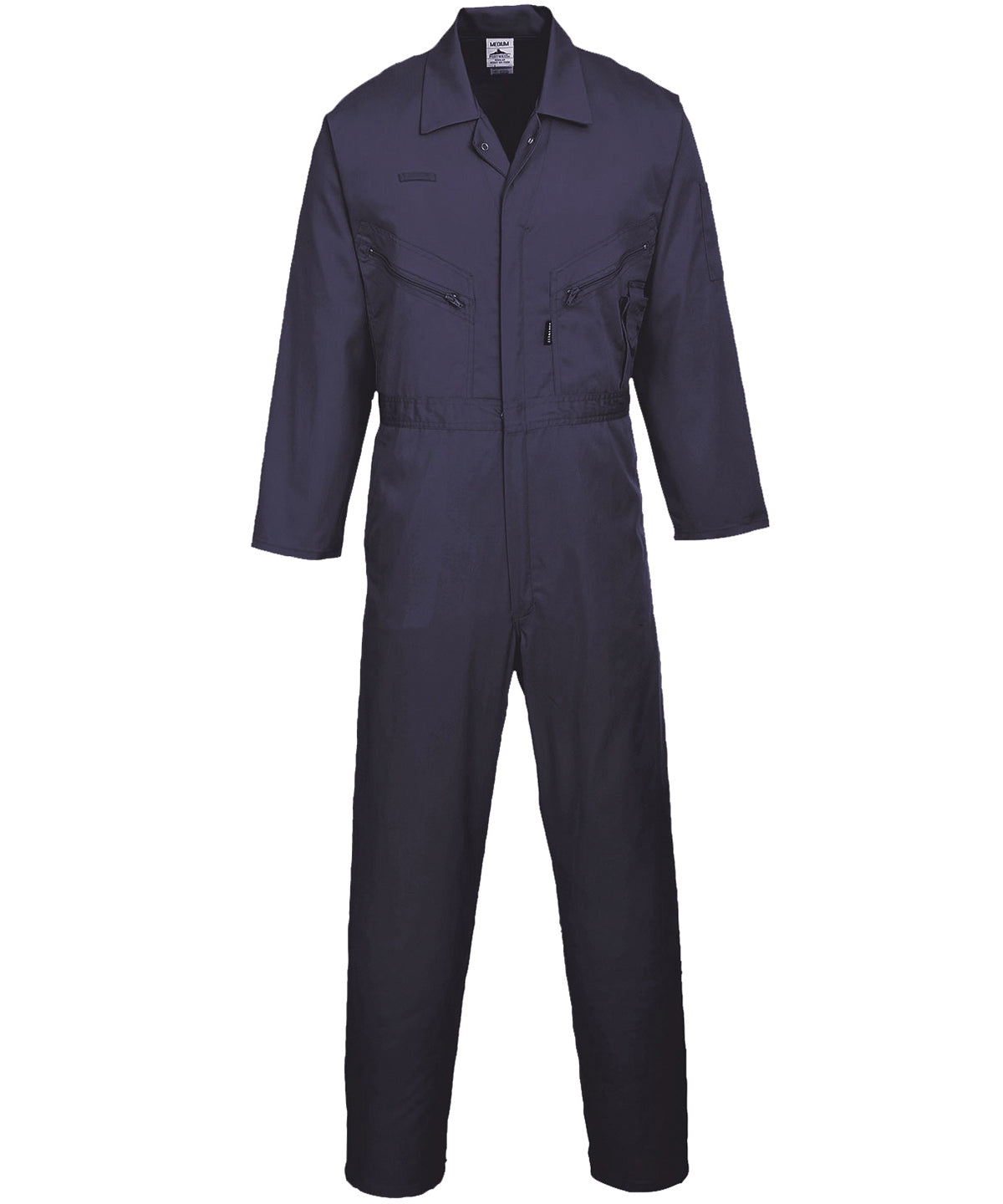 Personalised Coveralls - Black Portwest Liverpool zip coverall (C813)
