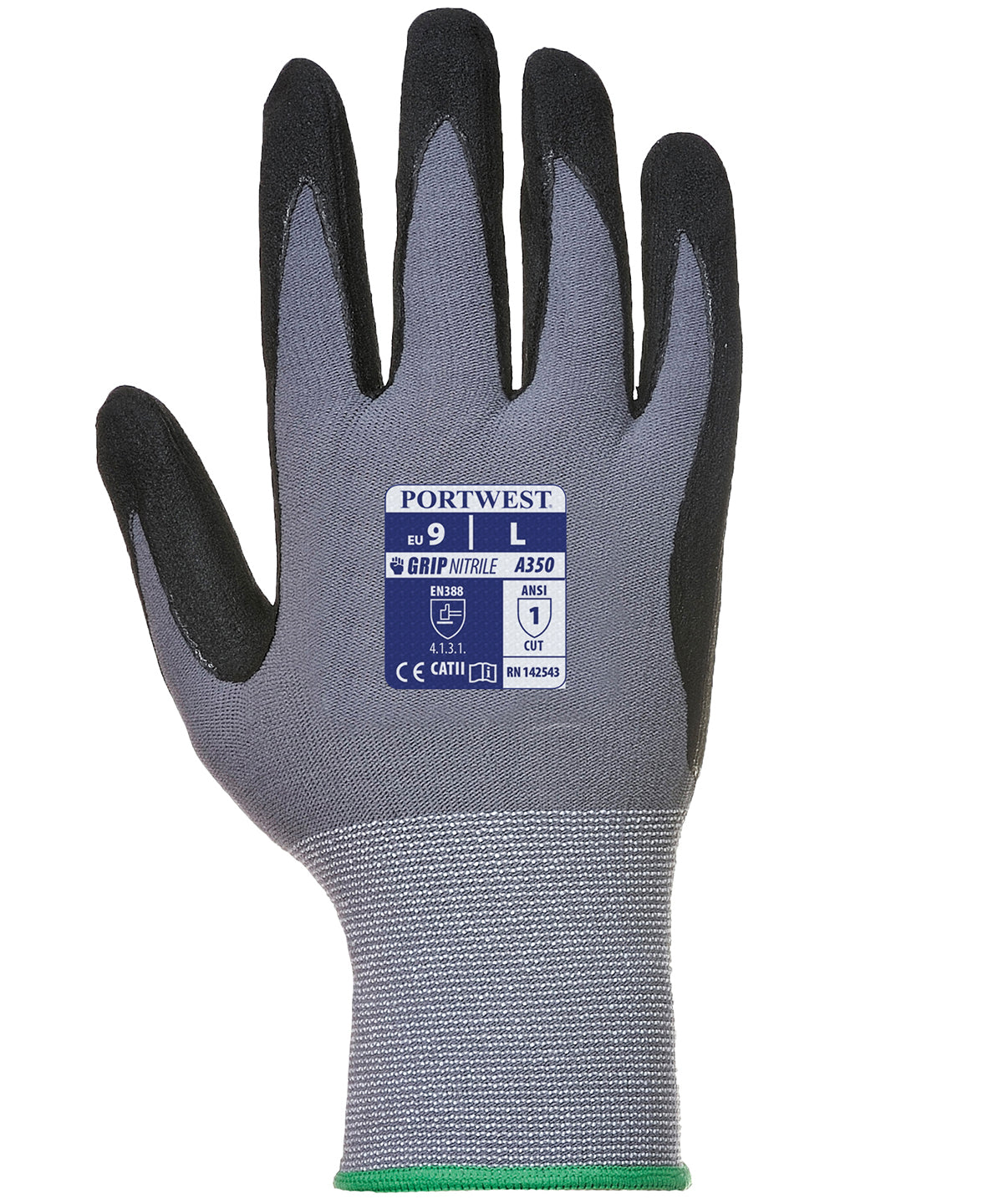 Personalised Gloves - Black Portwest Dermiflex glove (A350)