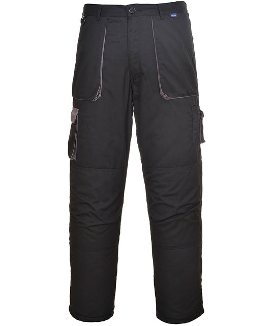 Personalised Trousers - Black Portwest Portwest Texo contrast trousers (TX11)