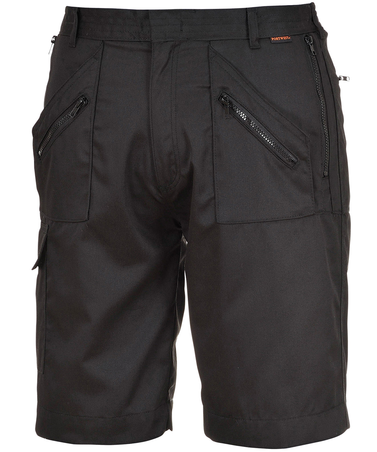 Personalised Shorts - Black Portwest Action shorts (S889) regular fit