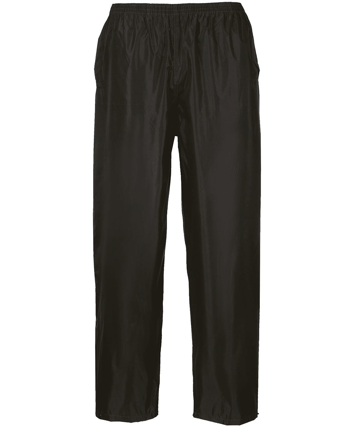 Personalised Trousers - Black Portwest Classic rain trousers (S441)