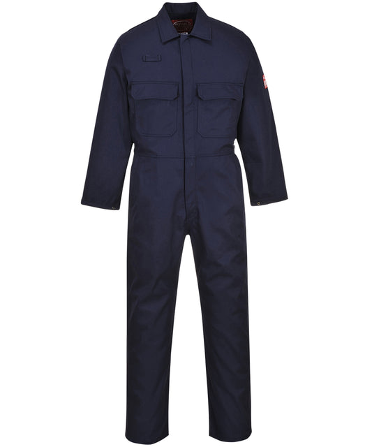Personalised Coveralls - Navy Portwest Bizweld™  flame-resistant coverall (BIZ1)