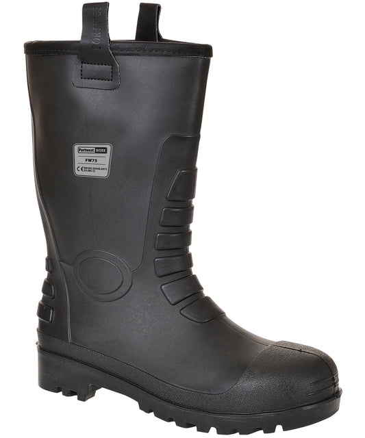 Personalised Boots - Black Portwest Steelite™ Neptune rigger boot S5 CI (FW75)