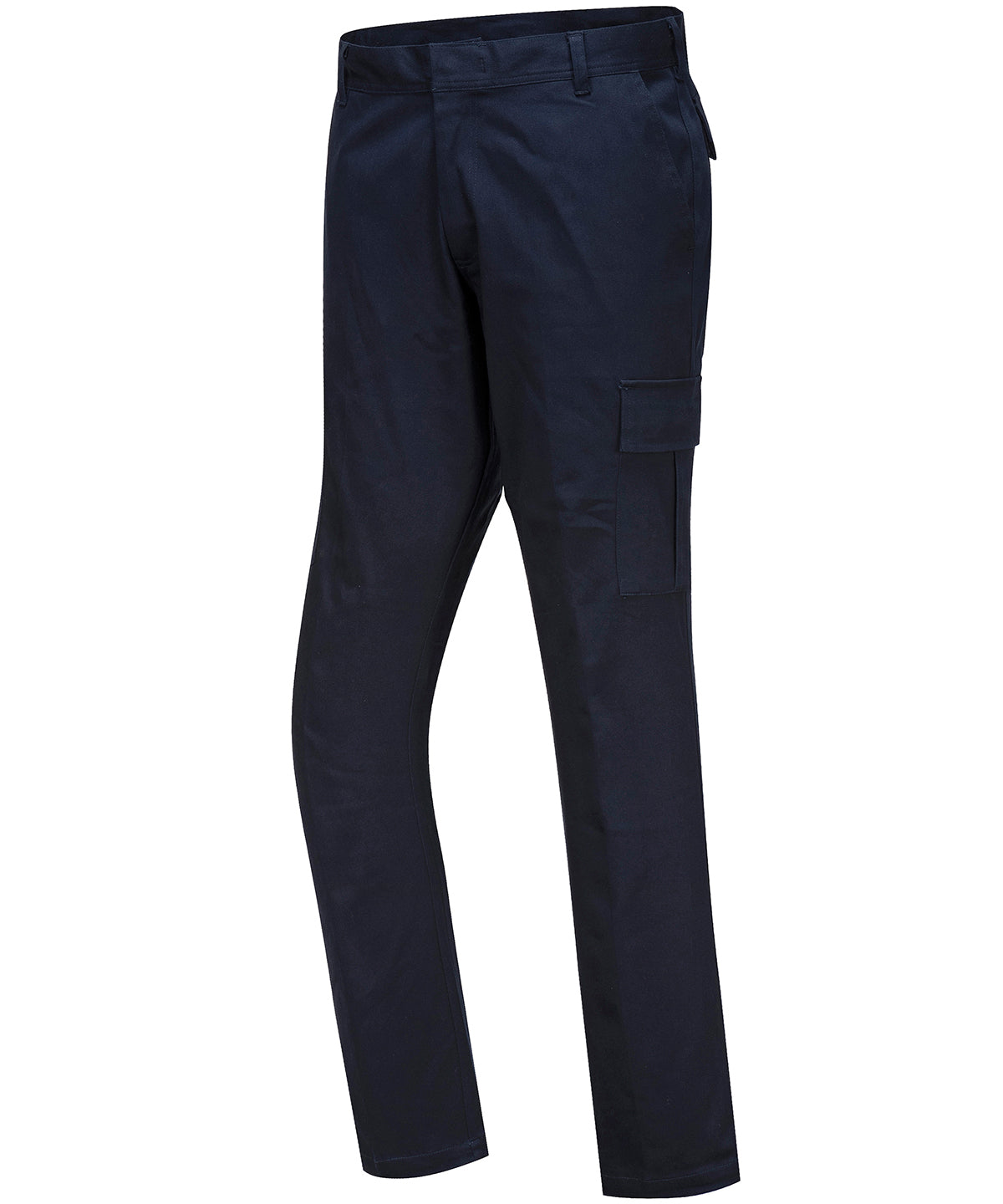 Personalised Trousers - Black Portwest Stretch slim combat trousers (S231) slim fit