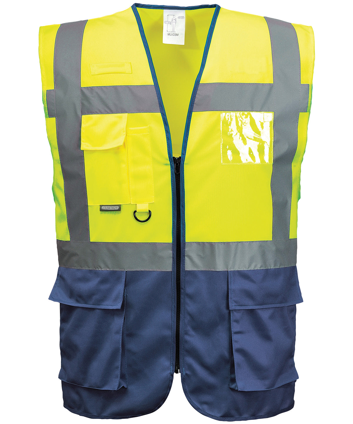 Personalised Safety Vests - Light Yellow Portwest Hi-vis executive vest (S476)