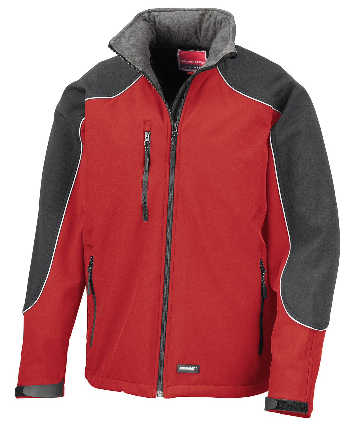 Personalised Jackets - Black Result Workguard Hooded softshell jacket