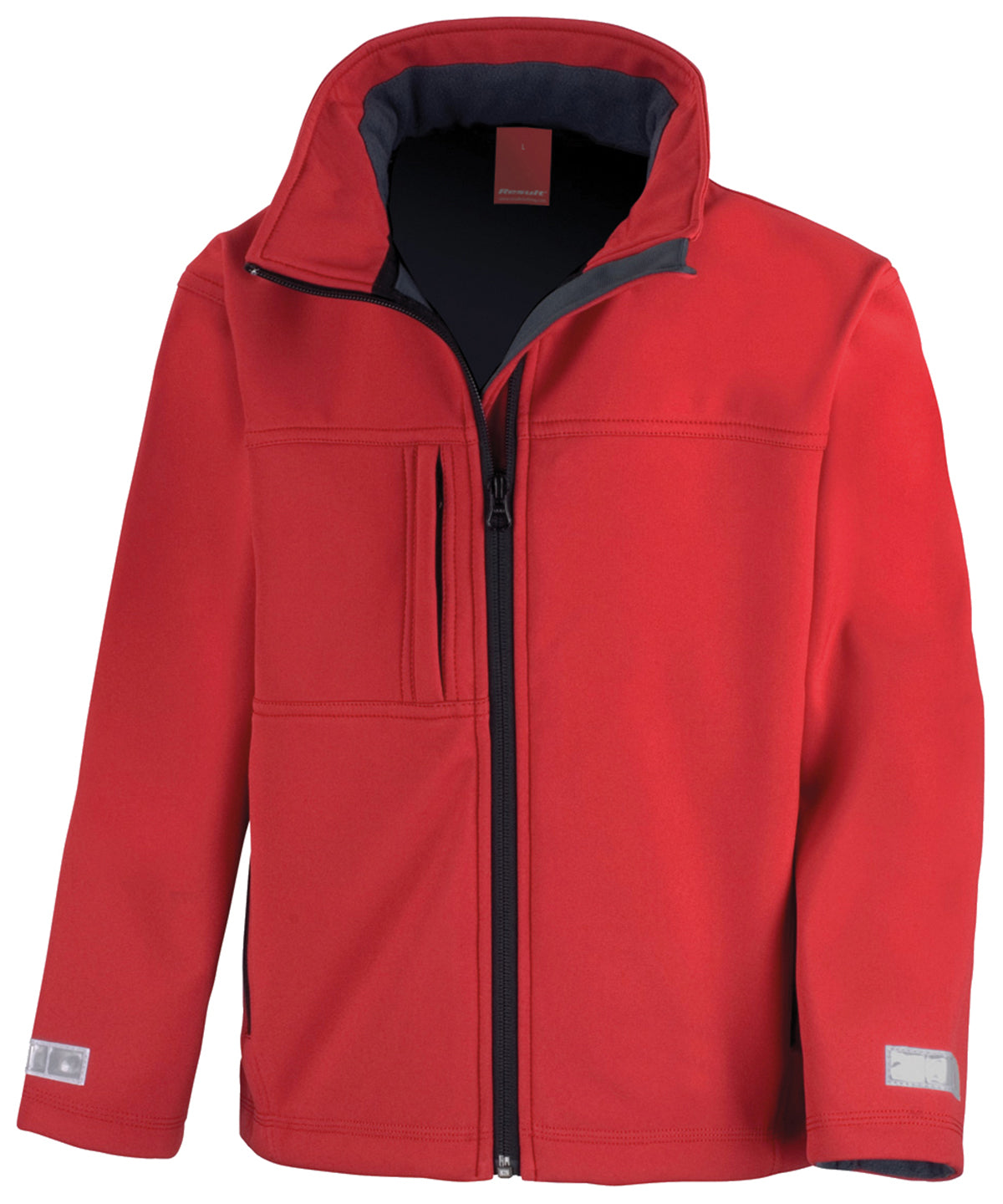 Personalised Jackets - Mid Red Result Junior classic softshell 3-layer jacket