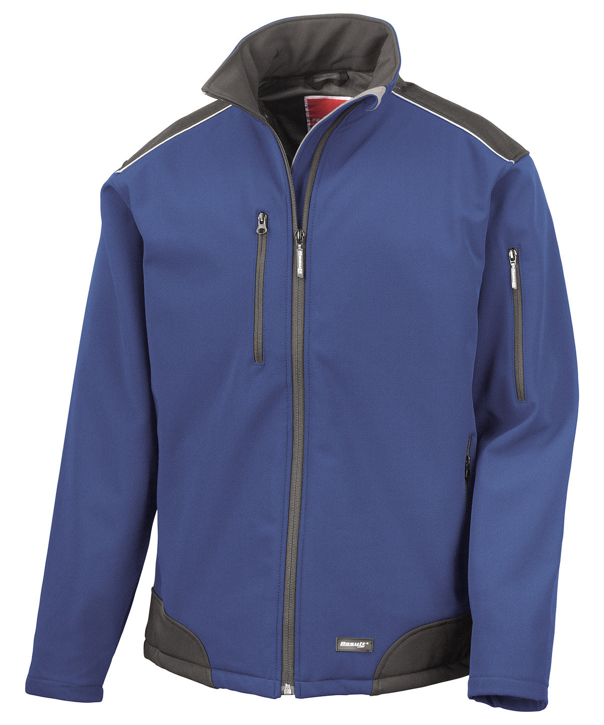 Personalised Jackets - Black Result Workguard Ripstop softshell workwear jacket