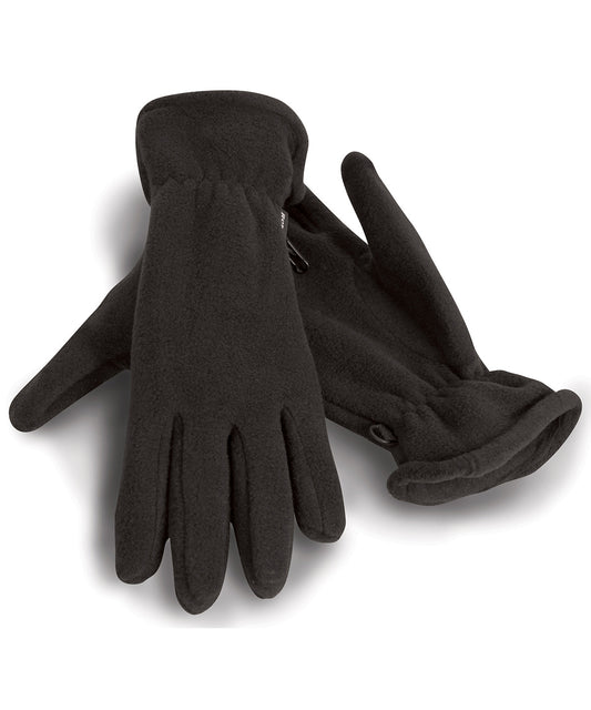Personalised Gloves - Black Result Winter Essentials Polartherm™ gloves