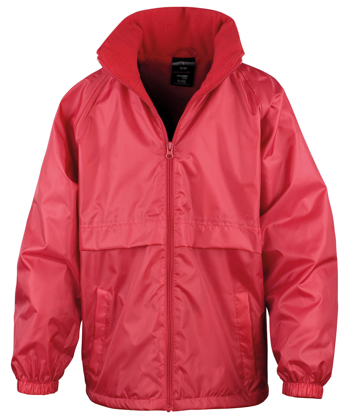 Personalised Jackets - Mid Red Result Core Core junior microfleece lined jacket