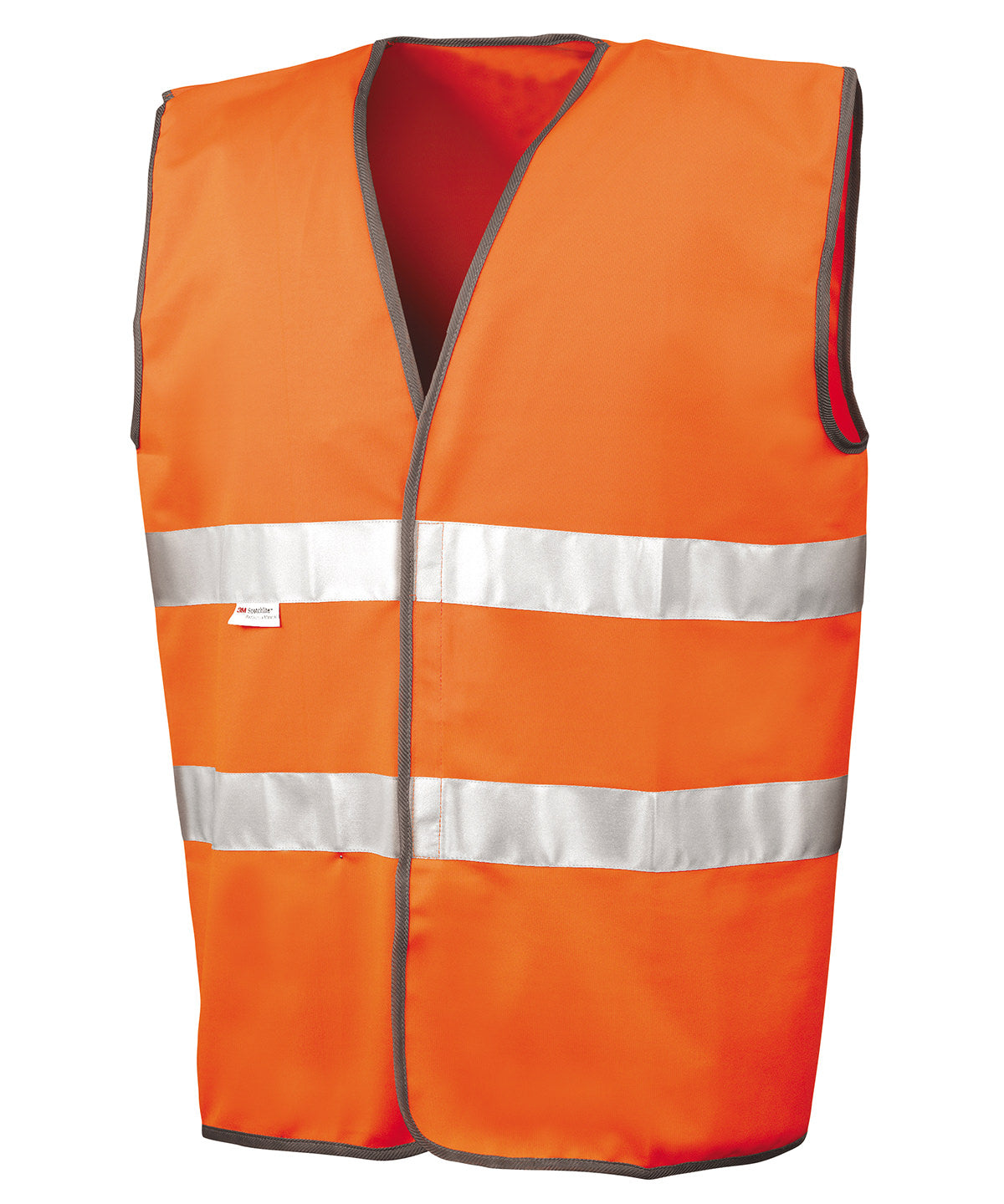 Personalised Safety Vests - Neon Orange Result Safeguard Motorist safety vest