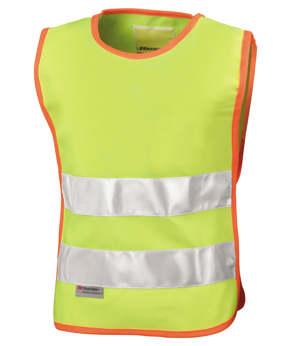 Personalised Safety Vests - Neon Yellow Result Safeguard Junior hi-viz tabard