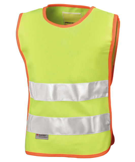 Personalised Safety Vests - Neon Yellow Result Safeguard Junior hi-viz tabard