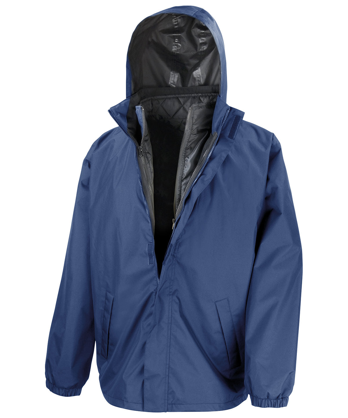 Personalised Jackets - Black Result Core Core 3-in-1 jacket with quilted bodywarmer