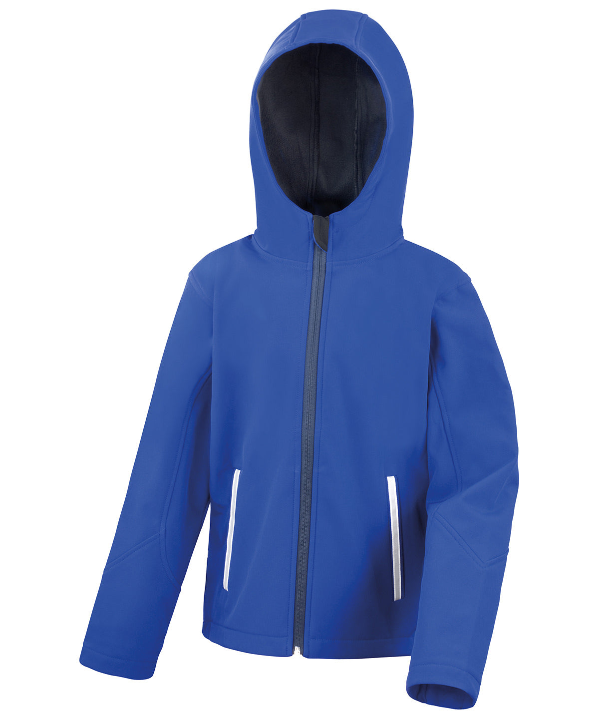 Personalised Jackets - Royal Result Core Core junior TX performance hooded softshell jacket