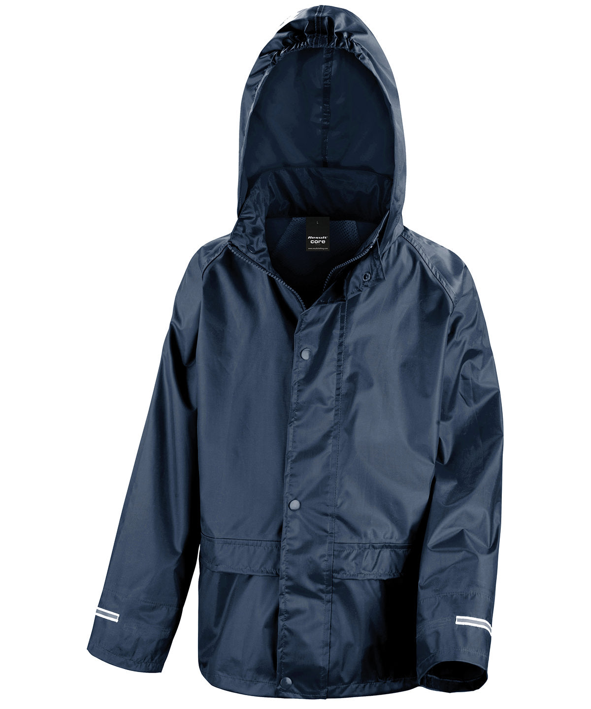 Personalised Jackets - Black Result Core Core junior rain jacket