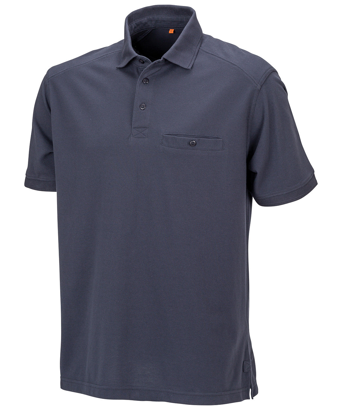 Personalised Polo Shirts - Black Result Workguard Work-Guard Apex pocket polo shirt
