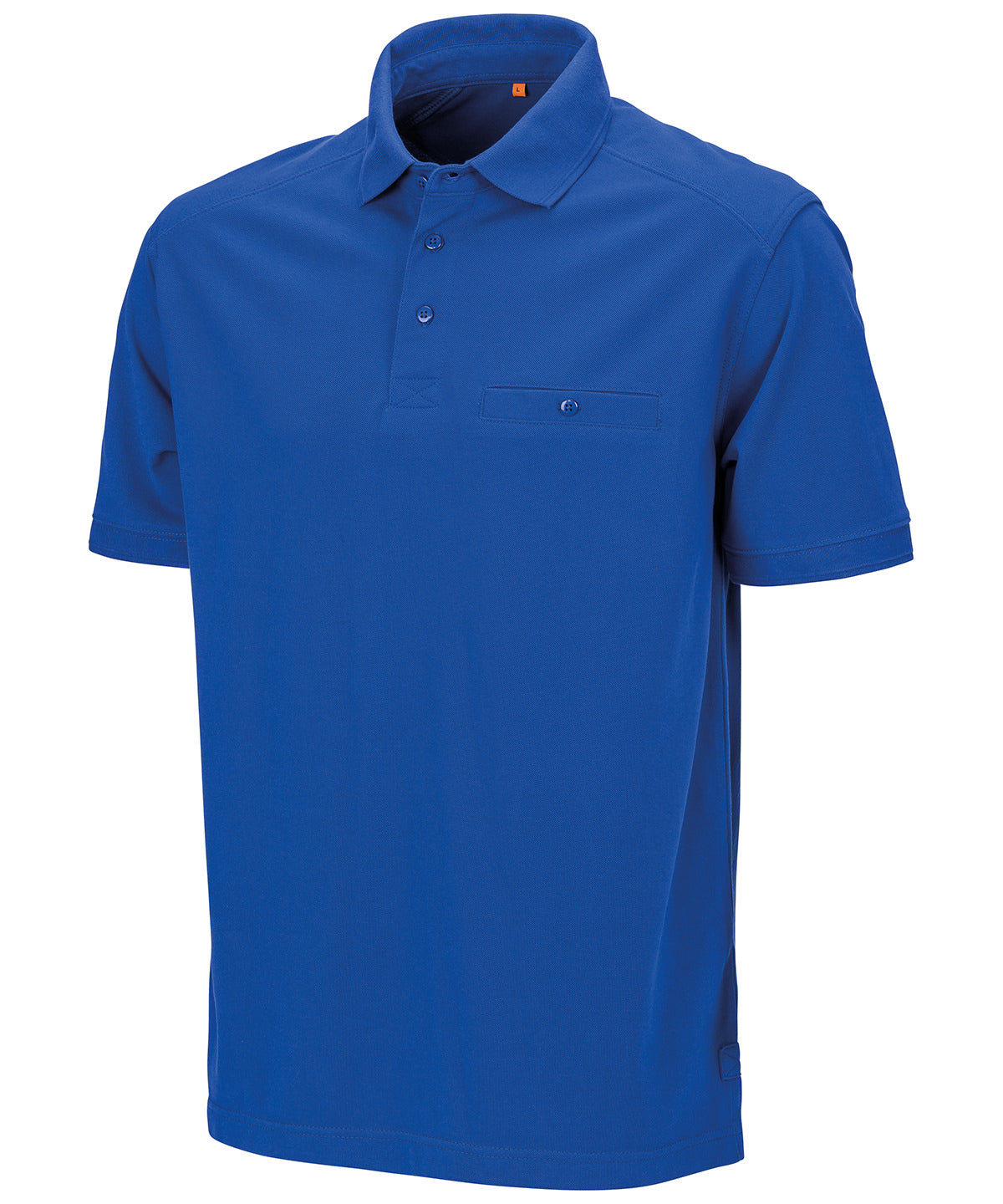 Personalised Polo Shirts - Black Result Workguard Work-Guard Apex pocket polo shirt