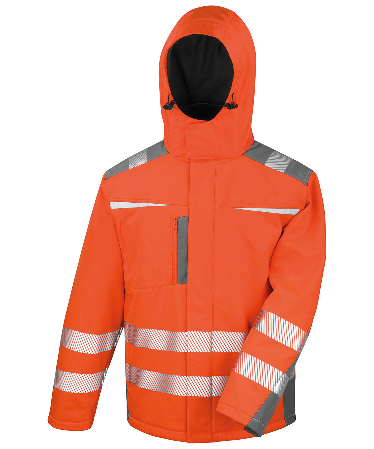 Personalised Jackets - Mid Orange Result Safeguard Dynamic softshell coat