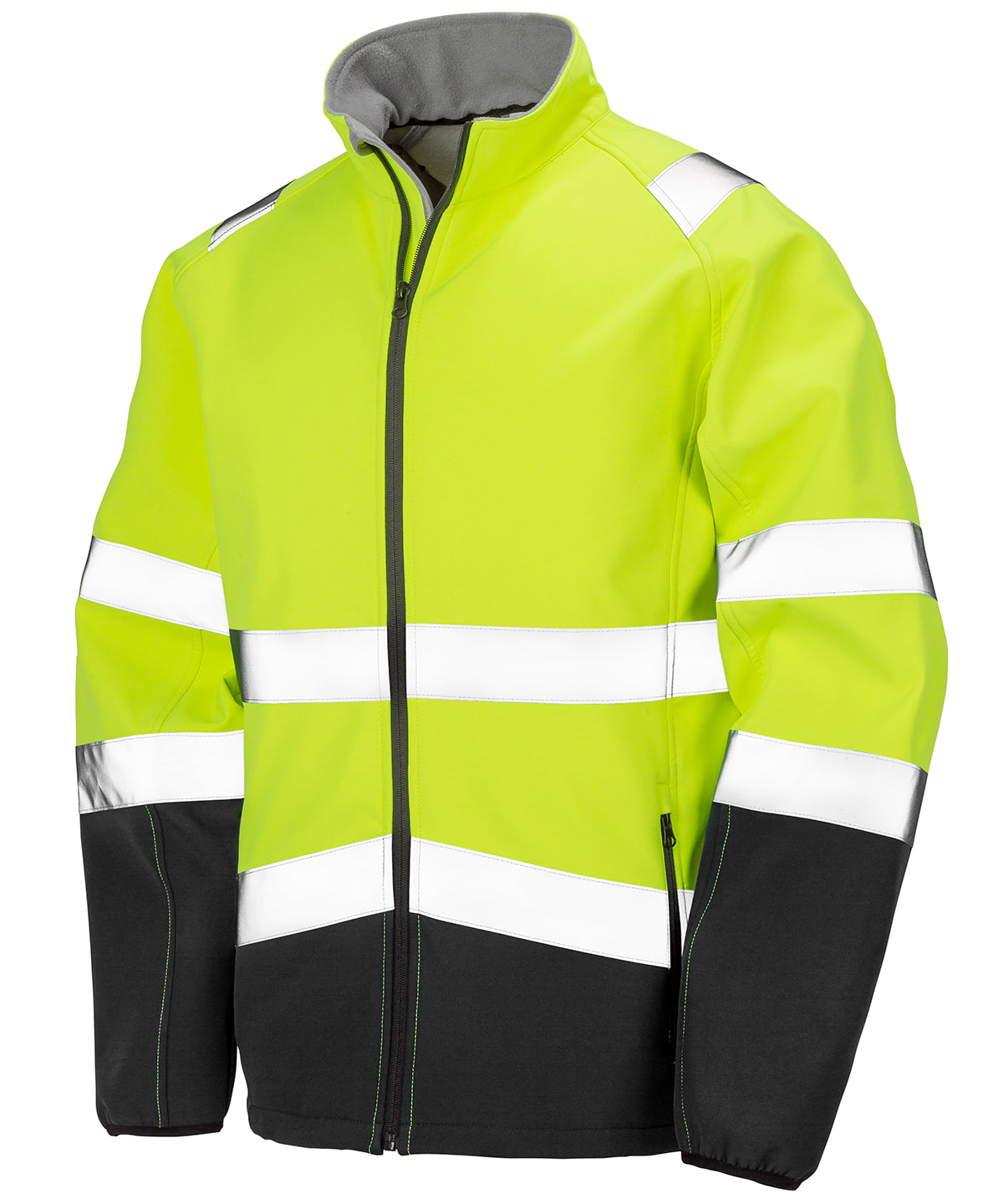 Personalised Jackets - Neon Orange Result Safeguard Printable safety softshell jacket