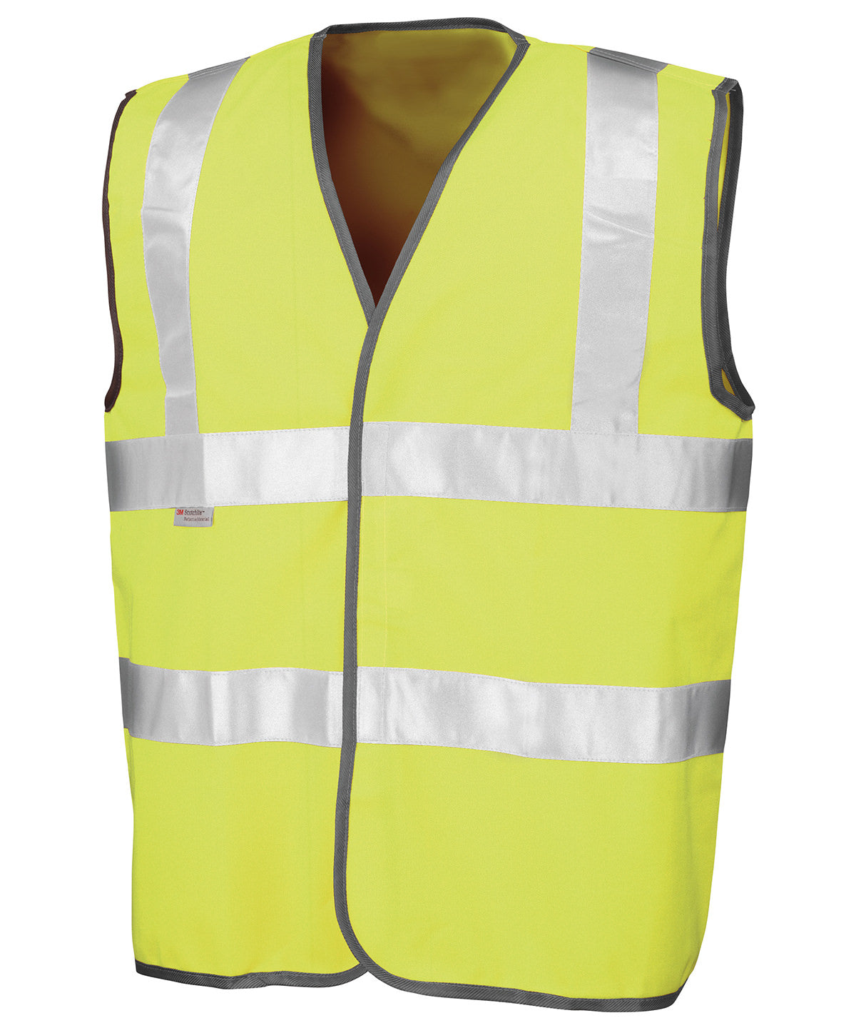 Personalised Safety Vests - Neon Orange Result Safeguard Safety high-viz vest