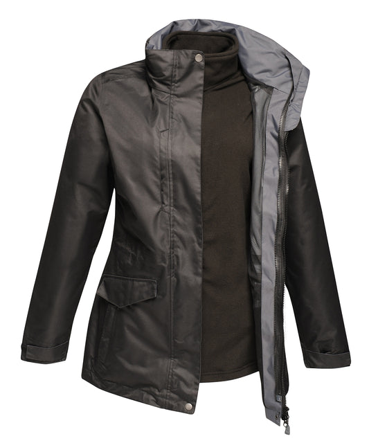 Personalised Jackets - Black Regatta Professional Women's Benson III 3-in-1 jacket