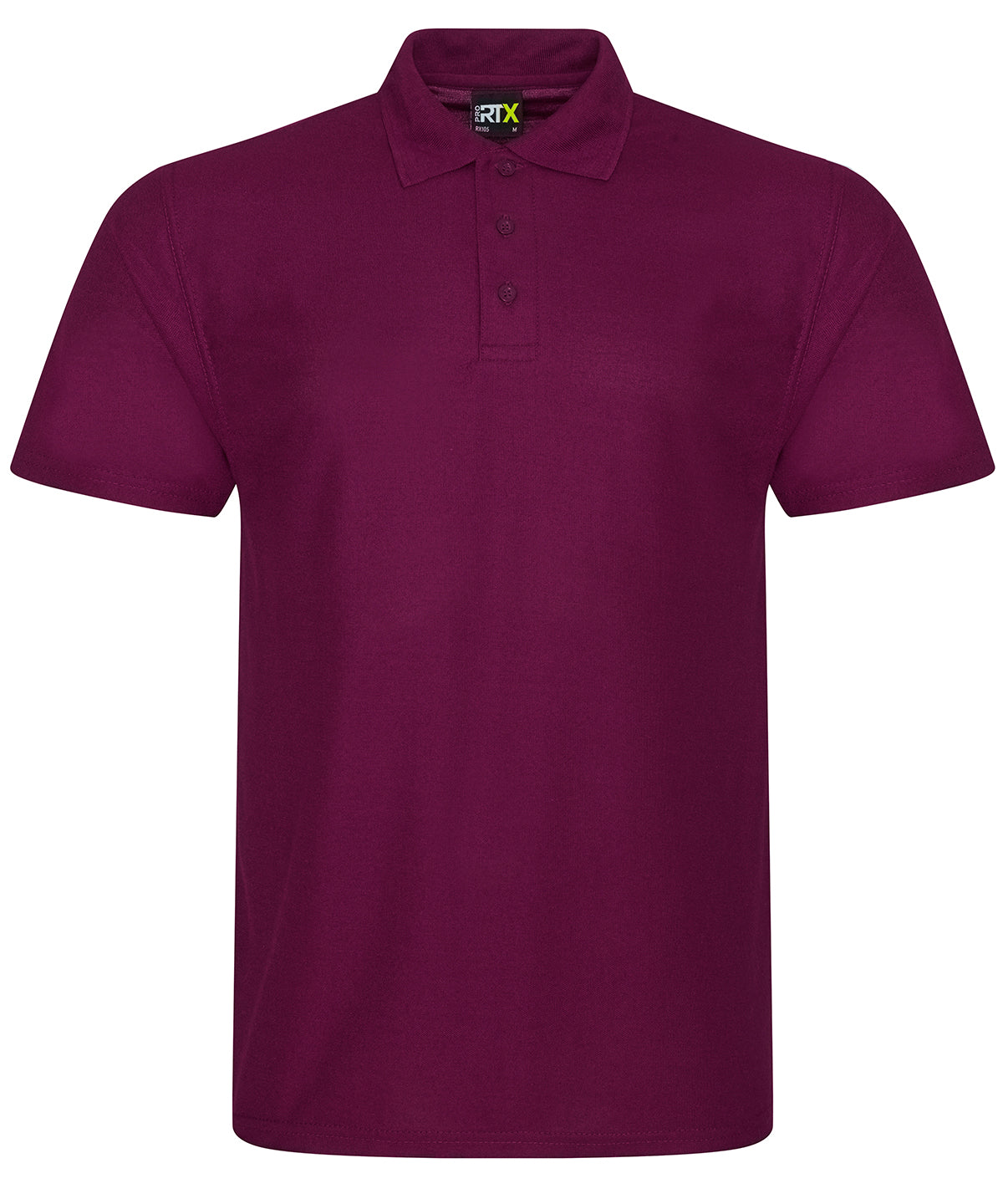 Personalised Polo Shirts - Black ProRTX Pro polyester polo