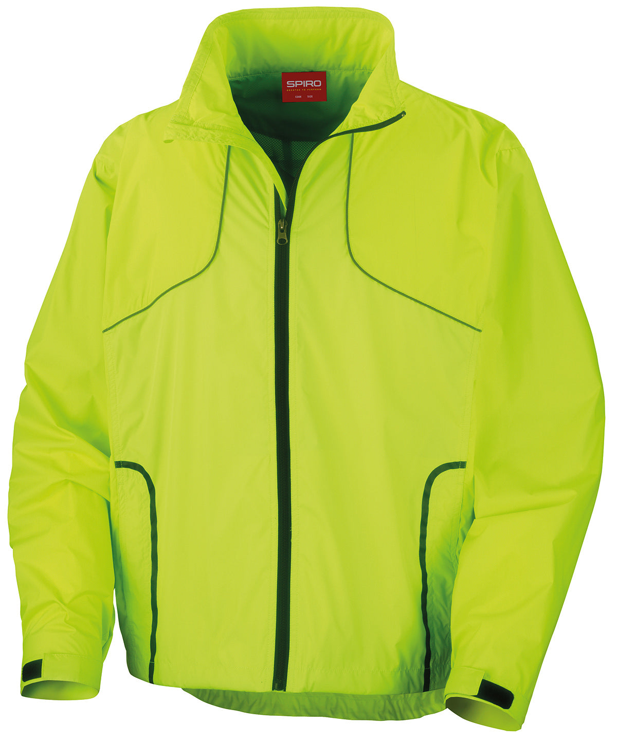Personalised Jackets - Lime Spiro Spiro Crosslite trail and track jacket