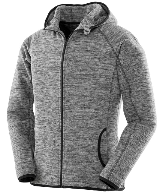 Personalised Hoodies - Heather Grey Spiro Women's microfleece hoodi