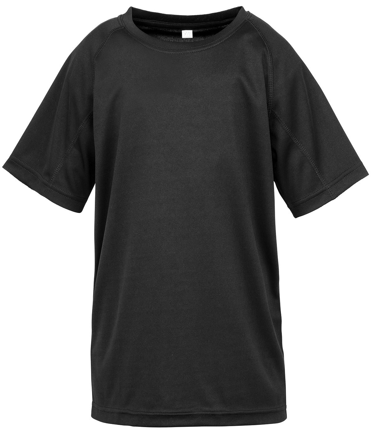 Personalised T-Shirts - Black Spiro Junior performance aircool tee