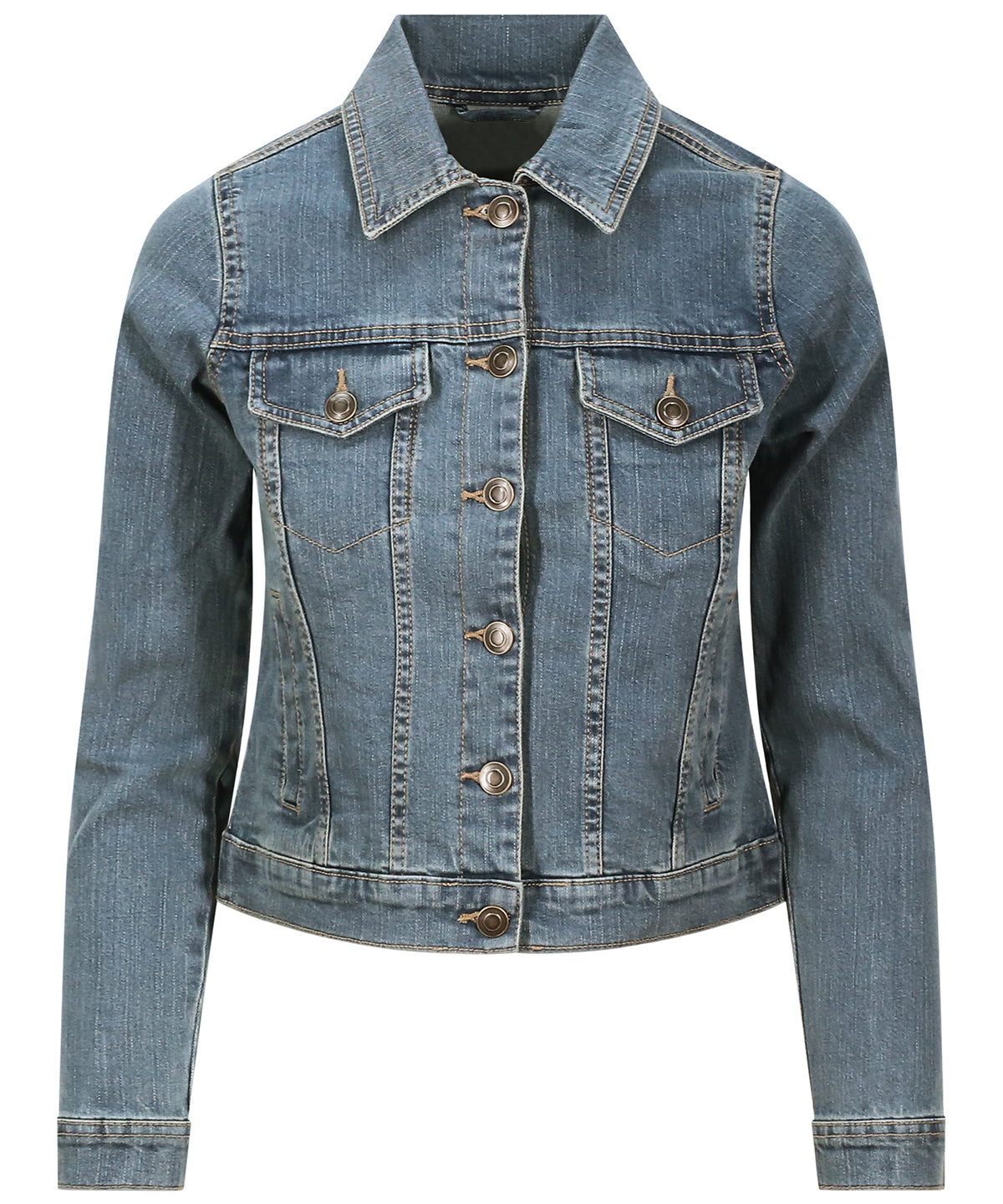 Personalised Jackets - Black AWDis So Denim Women's Olivia denim jacket