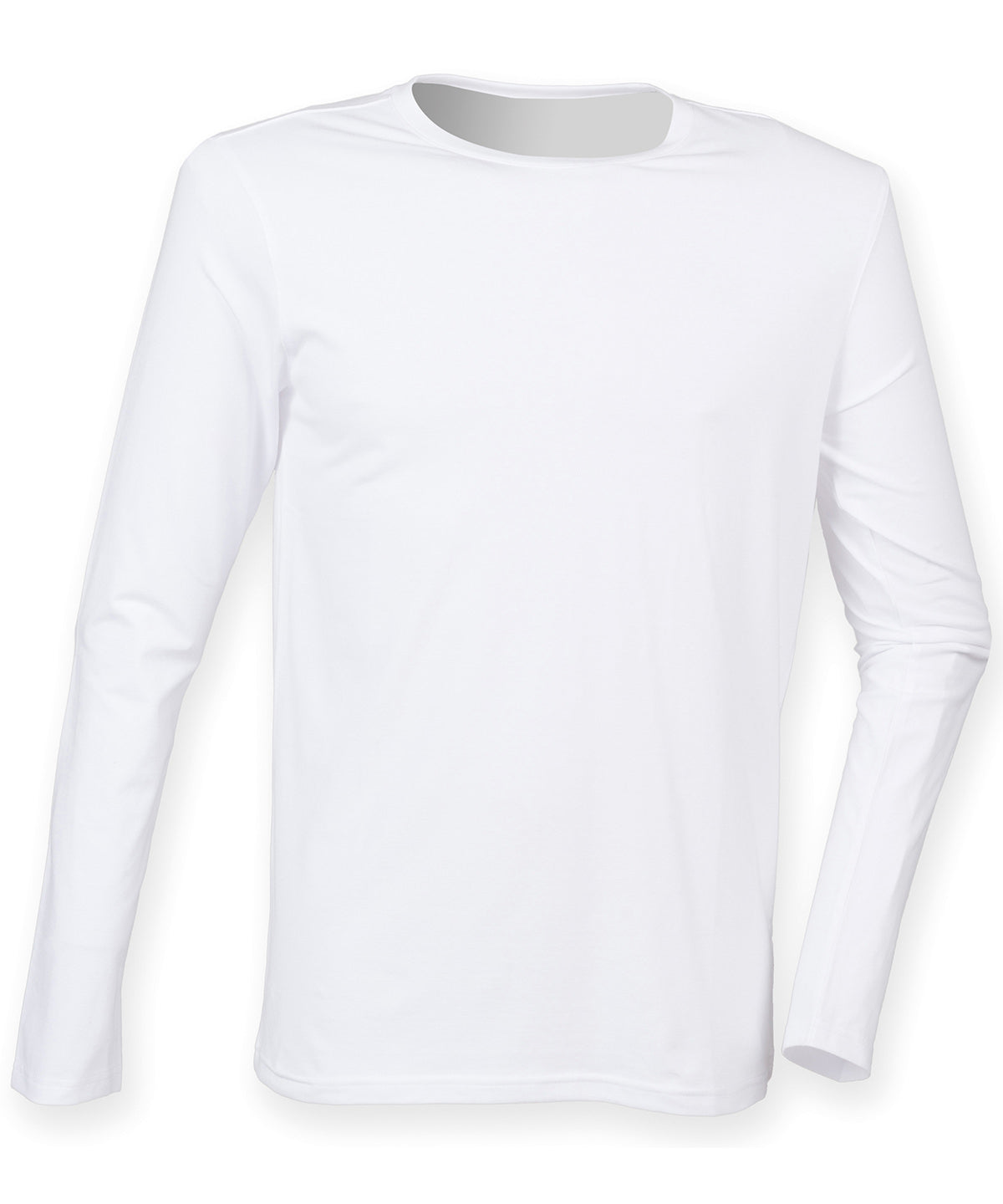 Personalised T-Shirts - Black SF Feel good long sleeved stretch t-shirt