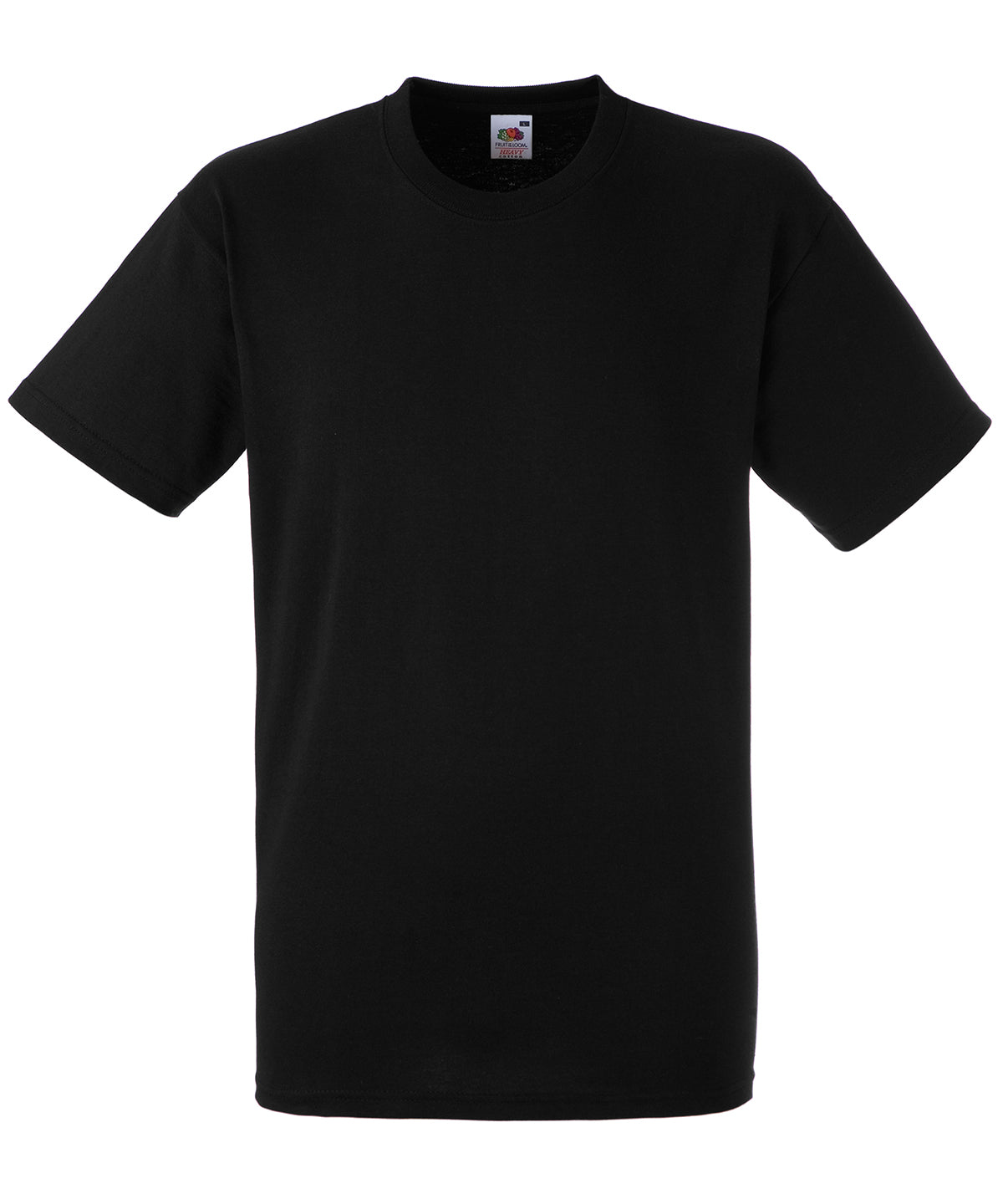 Personalised T-Shirts - Black Fruit of the Loom Heavy cotton T