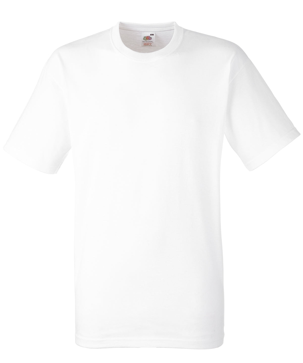 Personalised T-Shirts - Black Fruit of the Loom Heavy cotton T