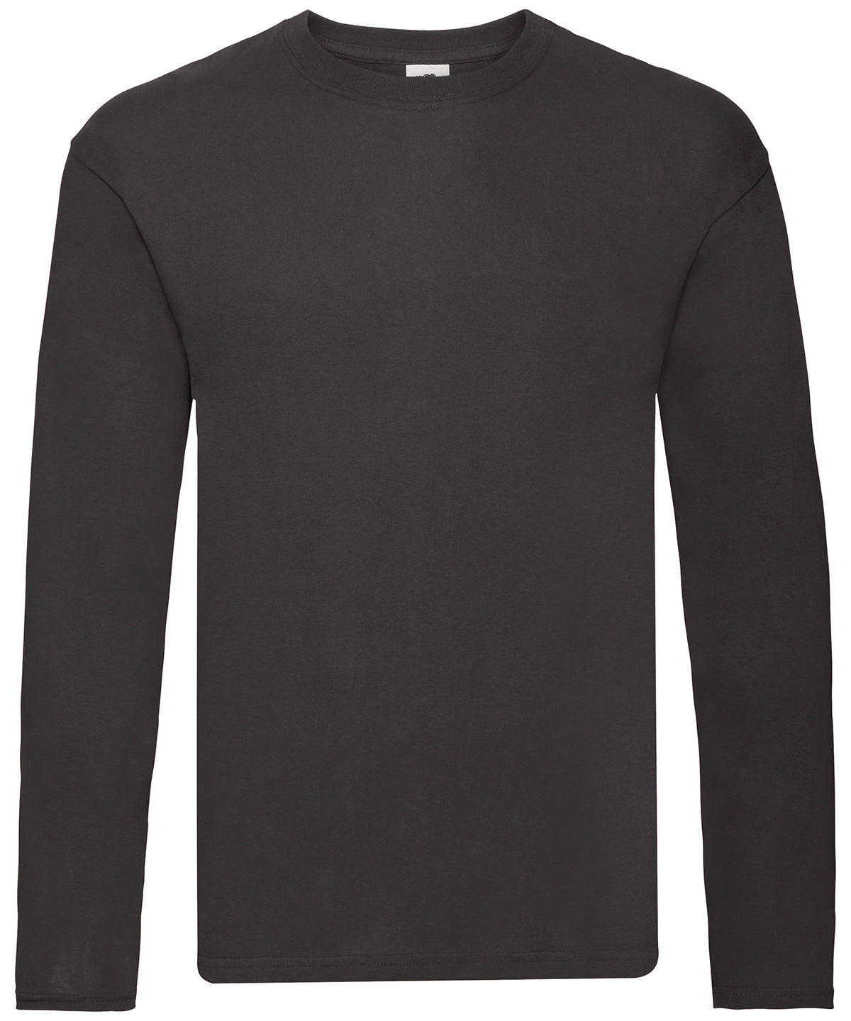 Personalised T-Shirts - Black Fruit of the Loom Original long sleeve T