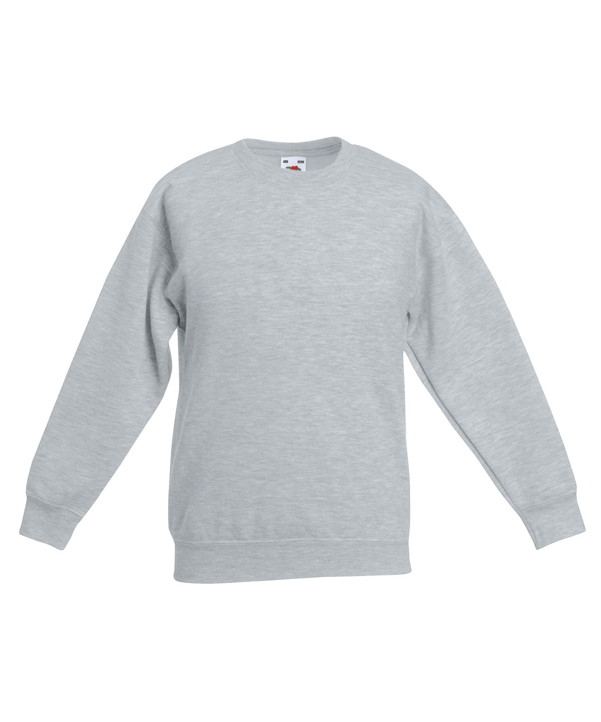 Personalised Sweatshirts - Black Fruit of the Loom Kids premium set-in sweatshirt