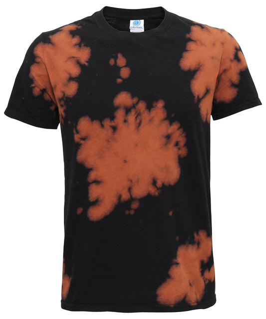 Personalised T-Shirts - Multicolour Colortone Bleach out T