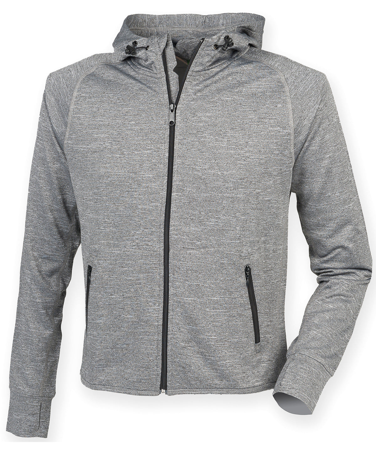 Personalised Hoodies - Black Tombo Women's hoodie with reflective tape