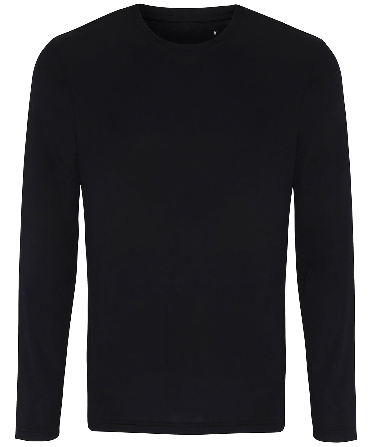 Personalised T-Shirts - Black TriDri® TriDri® long sleeve performance t-shirt