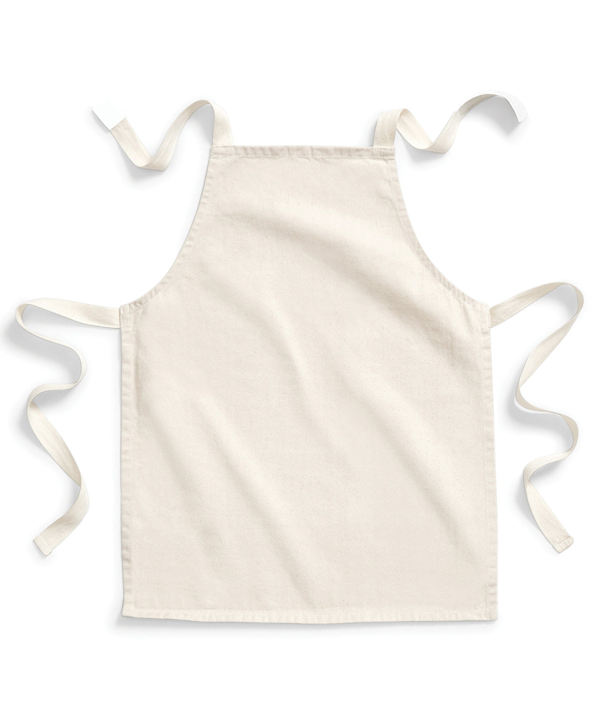 Personalised Aprons - Natural Westford Mill Fairtrade cotton junior craft apron